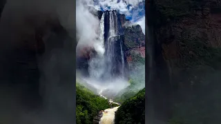 The majestic Angel Falls, Venezuela.Величественный водопад Анхель, Венесуэла.