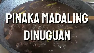 SIMPLENG PAG LUTO NG DINUGUAN