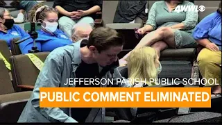 JP removes public comment from school meetings