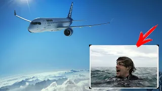 Мужчина выпрыгнул из падающего самолета прямо в океан... Дальше все было как в кино...