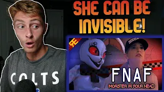 VISION! FNAF the Musical: The Monster In Your Head (Security Breach song) | REACTION