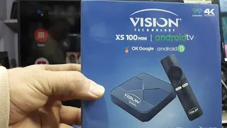 تقديم الجهاز الرائع vision xs 100 mini  16 جيجا رووم و 2 جيجا رام و تطبيق فابور و بلوتوت ويفي 5g
