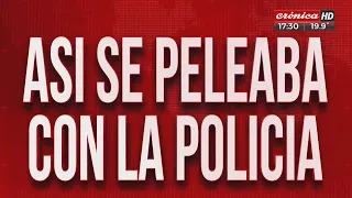 Los antecedentes violentos de L-Gante: así se peleaba con la policía