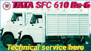 Tata SFC 610 Bs6 New Model Track Chassis Full Review//610 Bs6 Engine Electrical Sensor System Review