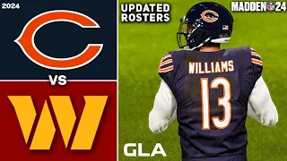 Bears vs. Commanders | Caleb Williams vs. Jayden Daniels | 2024 - 2025 Rosters | Madden 24 PS5