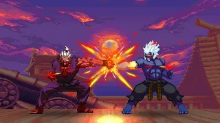 Shin Akuma vs. Oni - Ultimate Capcom Vs SNK 2 X Super Street Fighter IV Battle!