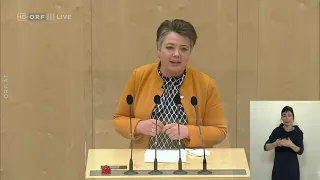 2021-02-24 043 Olga Voglauer (Die Grünen) - Nationalratssitzung vom 24.02.2021