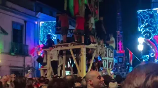 BRUSCIANO FESTA DEI GIGLI 2023 - Giglio Spogliato Lavoratori / Indistruttibile girate al tabacchino