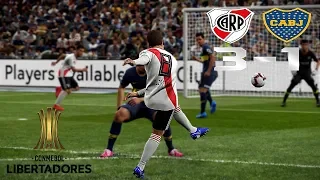 Recreación River Plate 3-1 Boca Juniors - Final Copa Libertadores 2018