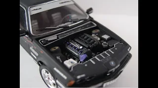 Обзор собранной сборной модели BMW M635CSI Modelist Scale 1/24 /review