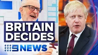 Bizarre final build up to UK general election | Nine News Australia