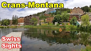 Crans Montana Switzerland 4K Beautiful Place Swiss Alps