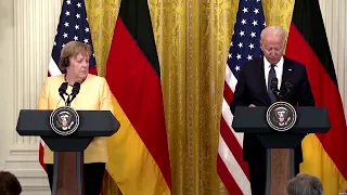 'It's a tragedy': Biden, Merkel address Europe floods