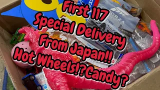 First 117- Special Delivery From Japan!!! Hot Wheels, Candy, Shin Chan!!!