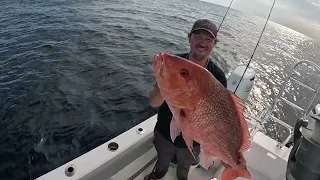 Hand Cranking BIG Reef Fish Offshore in "200FT" of Water!!