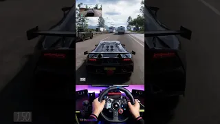 Lamborghini Sesto Elemento Handling TEST - Forza Horizon 5 Steering Wheel