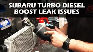 Subaru Turbo Diesel Boost Leak Issues