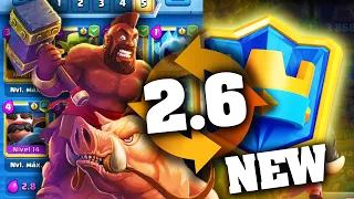 ¡¡NUEVO MAZO 2.6 de MONTAPUERCO 🐷🐷 para ROMPER META!! Top Deck Clash Royale