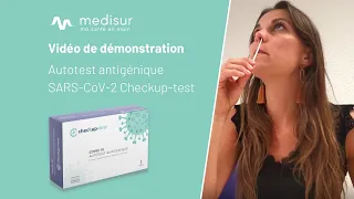 Tuto pour l'autotest antigénique Checkup-test Goldsite | MEDISUR