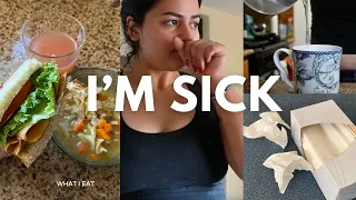 SICK VLOG 🤧 | what I eat VEGAN, Tea talk ☕️, Trying to stay on track 🏃🏽‍♀️‍➡️