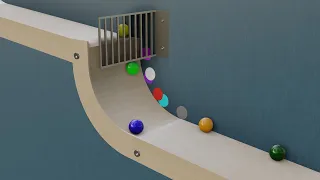 2D Vs 3D Marble Race