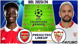 Arsenal vs Sevilla: 2023 Champions League Clash Lineup Preview & Match Prediction | UCL 2023/24.