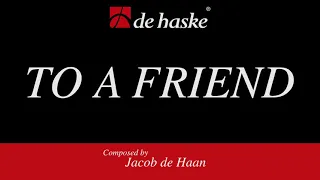 To a Friend – Jacob de Haan
