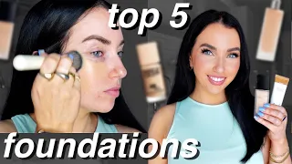 TOP 5 FOUNDATIONS I will forever repurchase!