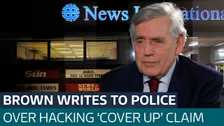 Gordon Brown asks Met to launch fresh probe into phone hacking amid 'cover up' allegations