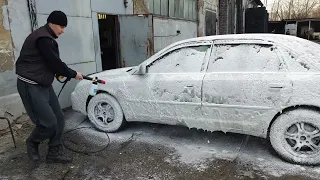 Пенокомплект с АлиЭкспесс BEAR FORCE SNOW FOAM LANCE аналог MJJC foam cannon PRO