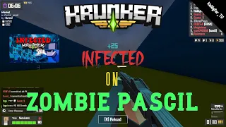 INFECTED ON ZOMBIE PASCIL! | Custom Krunker