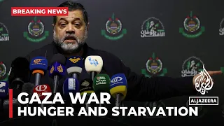 Hamas representative gives news conference