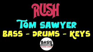 Tom Sawyer ~ Rush ~ Isolated Bass | Drums | Synthesizer