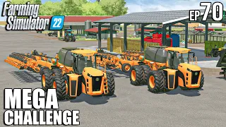 I USED The BIGGEST SEEDER on the MARKET + 36m WIDE | MEGA Challenge | Farming Simulator 22 #70
