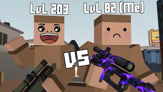 I 1v1ed Against a Level 200+ Sniper Player in Krunker