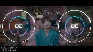 BTS (방탄소년단) 'Life Goes On' 8d Audio & Lyrics