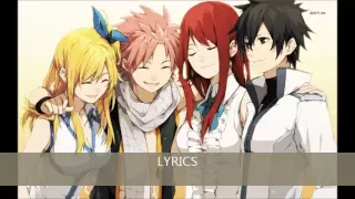 Believe in myself (edge of life) fairy tail op 21 Lyrics