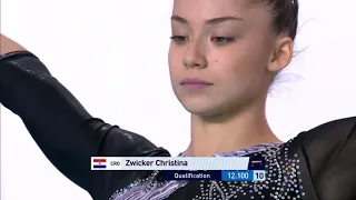 Christina ZWICKER (CRO) - 2020 Europeans, beam final