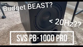 SVS PB-1000 Pro Sub FIRST LOOK | DEMO