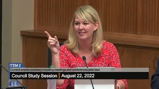 Council Study Session - 8/22/2022