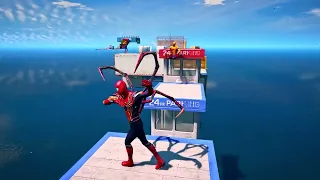 GTA 5 SPIDERMAN Ragdolls With Colorful Spider-Man Compilation (Euphoria Physics Showcase) Ep 9
