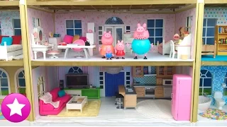 Peppa pig 60#  Live in a NEW HOUSE VERY BIG Videos of Peppa Pig