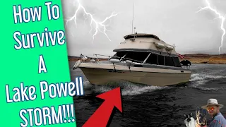 Lake Powell Storms, How To Stay Alive!