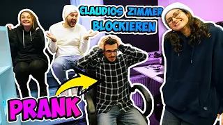 WIR BLOCKIEREN CLAUDIOS STUDIO! Kaans fieser Prank an Claudio! Eva & Felix helfen mit!