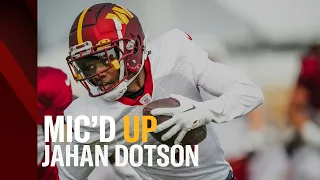 "Your Swag is DISGUSTING Bro" | Jahan Dotson Mic'd Up at Training Camp!