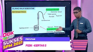 Sukses SPM (2021) - Pecutan | Fizik: Kertas 2