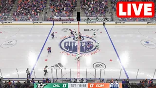 NHL LIVE🔴Dallas Stars vs.Edmonton Oilers-23rd May 2024|NHL Full Game 1-NHL 24