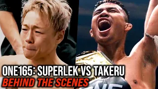 Behind The Scenes At ONE 165: Superlek vs. Takeru (Dramatic 😨)