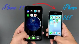 iPhone 11 dan iPhone 5SE ga o'tganda nima bo'ladi?