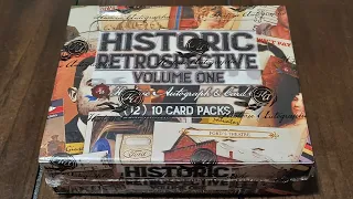 2023 Historic Autographs Historic Retrospective Volume 1 (New Box) #cards #history #hobby #new #bio